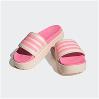 adidas Damen Adilette Platform Slides Slippers, Wonder Quartz/Beam pink/Taupe met, 42