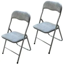Hti-Living Klappstuhl Dima Fabric grau