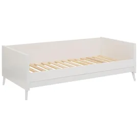 OTTO home Jugendbett Ellen 97 x 209 cm Kiefer massiv weiß