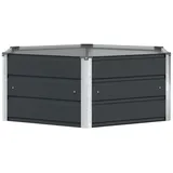 vidaXL Pflanzkübel 129 x 129 x 45 cm Anthrazit