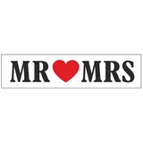 OEM Hängedekoration Schild MR & MRS 50 x 11,5 cm