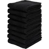 OTTO home Vanessa Handtuchset 30 x 50 cm schwarz 8 St.