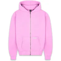 dropsize Bazix Republiq Super Heavy Blank Zip-Hoodie - pink, - M