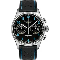 Bauhaus Aviation Herrenuhr Edelstahl Serie Tornado Chronograph 5 ATM