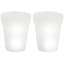 ETC Shop Led Solar Leuchtmittel 16,7 cm 2er Set