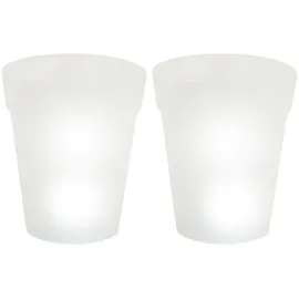ETC Shop Led Solar Leuchtmittel 16,7 cm 2er Set