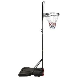 vidaXL Basketballständer Transparent 216-250 cm
