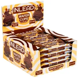 INLEAD Wafer Cups, 15 x 50 g, Hazelnut Milk Choc