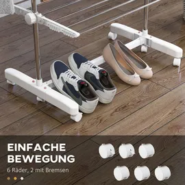 Homcom Turmwäscheständer auf 4 Ebenen