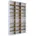 Standregal 102 x 23 x 181 Mehrfarbig