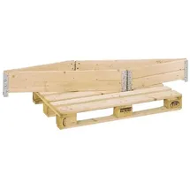 OEM Palettenaufsatzrahmen Holz L1200xB800mm 4 Scharniere Nutz-H.200mm