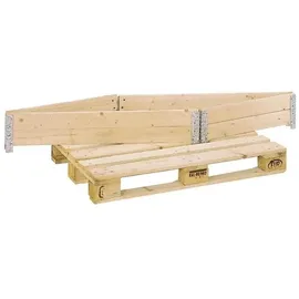 OEM Palettenaufsatzrahmen Holz L1200xB800mm 4 Scharniere Nutz-H.200mm