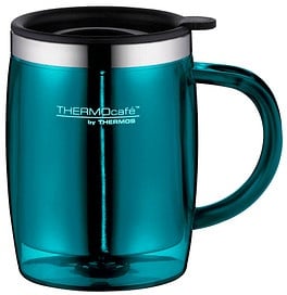 Preisvergleich Produktbild THERMOcafé by THERMOS Isolierbecher Desktop Mug türkis 0,35 l