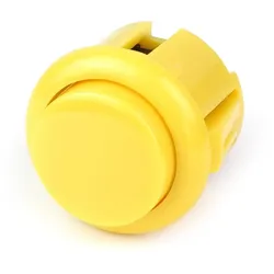 Mini Arcade Button, 24mm - Farbe: gelb