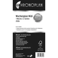 Chronoplan Wochenplan Midi 1 Woche auf 2 Seiten Kalendarium