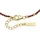 GIORGIO MARTELLO MILANO Armband mit Süßwasser-Perlen und Ziersteinen goldfarben 19 cm