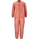 ZigZag Skianzug "Tiger", Kinder, Gr. 110, pink, 100% Polyester, kariert, Sportanzüge Skianzug, mit wärmender Steppung