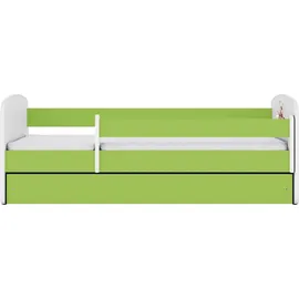 raumhirsch furniture Kinderbett Raumhirsch 80 x 180 cm Holzwerkstoff grün