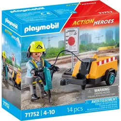Playmobil PLAYMOBIL 71752 Bauarbeiter mit Meißel 71752