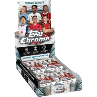 Topps Chrome UEFA Club Competitions 2024-25 Hobby Box