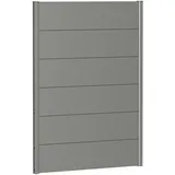 Biohort Sichtschutz, grau Metall, 96x137x4.4 cm , Sonnenschutz, Sichtschutz,