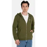 Reell Staple Terry Zip Hoodie Herren Schwarz XL