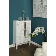 My Flair Kommode MY FLAIR, weiß B:63cm H:26cm T:100cm, Sideboards, Kommode, 2Türen, 4 Schubl. - FSC