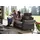 Hukla Couch Leder 3-Sitzer Schwarz