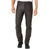 Ross & Cole Lederhose zeitlose Lederstruktur braun 29