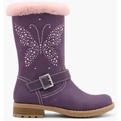 Stiefel - mit Licht - Damen - lila