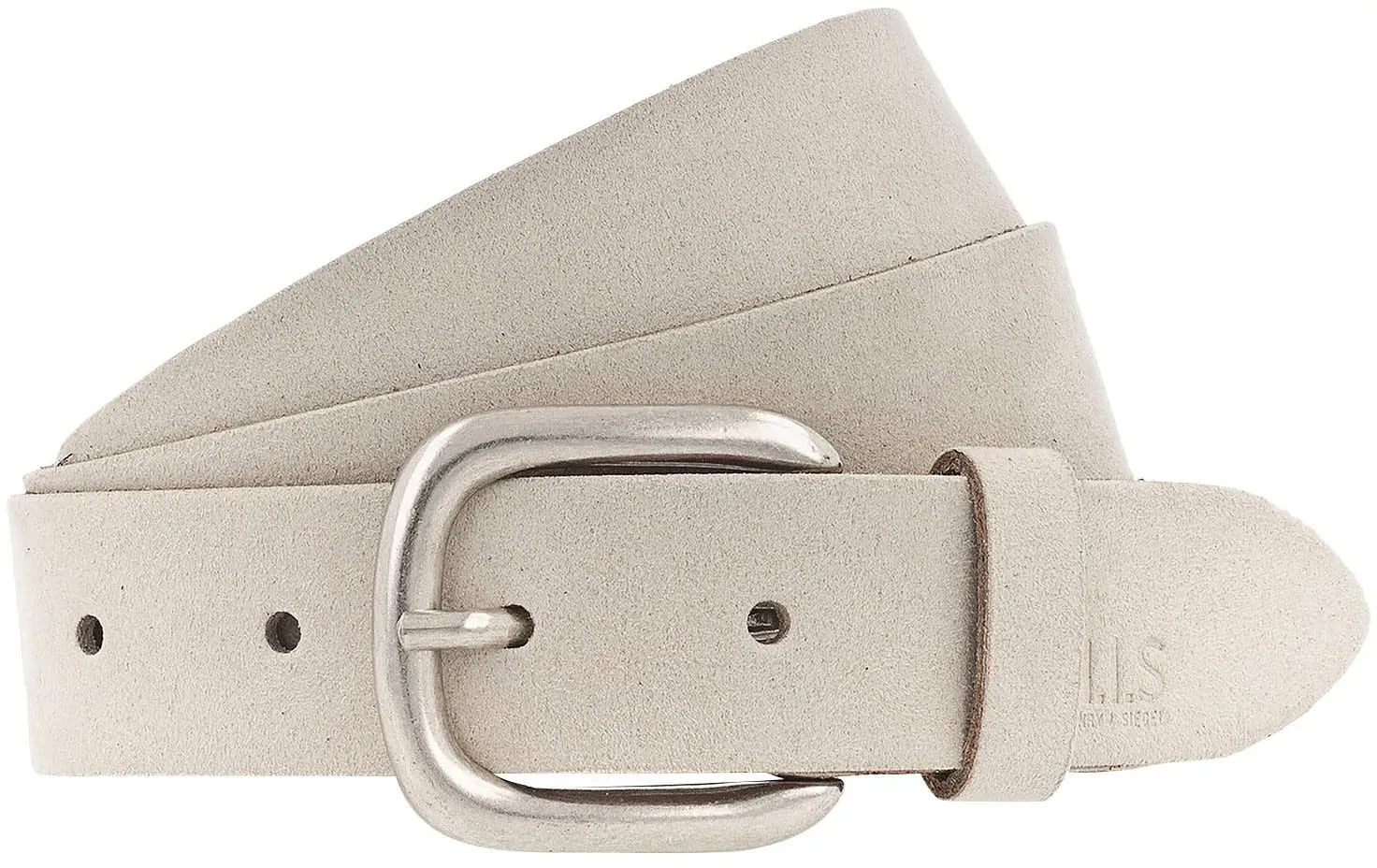 H.I.S Ledergürtel, mit H.I.S Blindprägung - NEU bis Gr. 125 verfügbar!, Gr. 125, cremeweiss, , 85080304-125