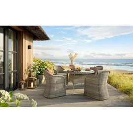 gartenundmoebel.de Tisch Amrum ¦ grau ¦ Maße (cm): H: 76 Ø: 121