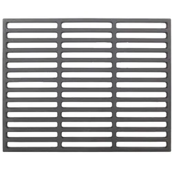 Baumarktplus Grillrost 38x29cm rechteckig emailliert Rost Grillgitter Gusseisen Grillplatte
