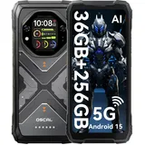 Oscal Tank 1 12 GB RAM 256 GB Schwarz