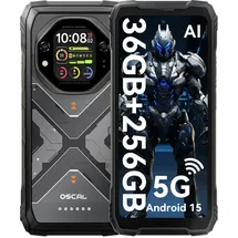 Oscal Tank 1 12 GB RAM 256 GB Schwarz