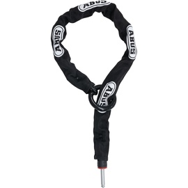 ABUS Rahmenschloss-Einsteckkette – Adaptor Chain 2.0 6KS – Kette zur Zweitsicherung des Fahrrads – 6 mm stark – 110 cm lang – Schwarz – mit Schlosstasche 5950