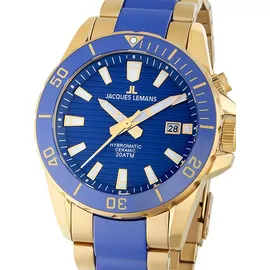 Jacques Lemans Hybromatic 1-2222E Automatikuhr Blau 42 mm 1-2222E