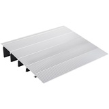 Vevor Türschwellenrampe 69 x 86,4 x 12,7 cm Rollstuhlrampe 362,8 kg Tragfähigkeit Auffahrrampe aus Aluminiumlegierung Bordsteinrampe modulares Design Schwellenrampe rutschfest Aluminiumrampe Rampe