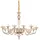 Ideal Lux 199405 Pendelleuchte Brigitta 12-flammig Amber, Klar
