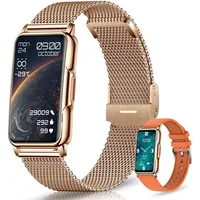 Moikmlih 126+ Sportmodi Smartwatch Herren Damen, 1,47" HD Smart Watch Fitnessuhr mit Bluetooth-Benachrichtigungen,Schrittzähler,Schlafmonitor,Herzfrequenzmessung,SpO2,IP68 Smartwatch für Android/iOS