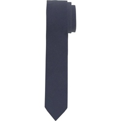 OLYMP Krawatte Slim Krawatte blau