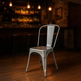 CLP Stuhl Benedikt silber