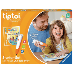 TIPTOI tiptoi® Starter-Set: Stift und Wörter-Bilderbuch Kindergarten tiptoi, Mehrfarbig