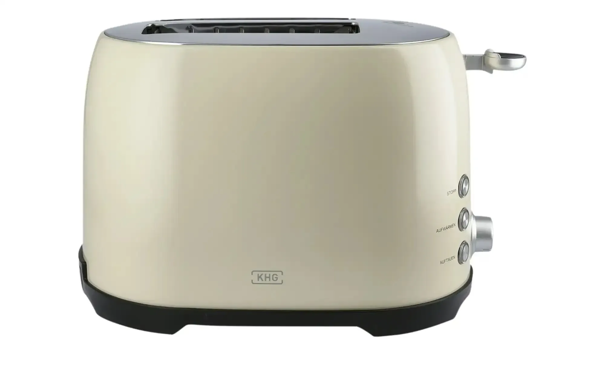 KHG Toaster  TO-858 CE , creme , Kunststoff,Edelstahl , Maße (cm): B: 31 H: 20 T: 18.0