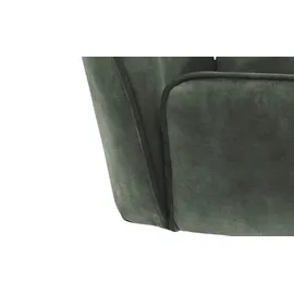 MCA Furniture MCA Ottawa Polsterstuhl mit Armlehne Metall/Stoffbezug - 2 Jahre Gewährleistung - mind. 14 Tage Rückgaberecht - grün
