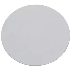 Flachteller Rund Alu Weiß Ø12 cm ideal für Kerzen
