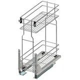 Prima-Online Auszugsunterschrank Unterschrankauszug Küchenauszug Schrankauszug Bodenschiene 150-600 mm 15 cm