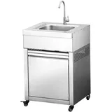 GrandHall ELITE G4 Spüle Gasgrill Grill Gas Garten Kamin Outdoor Grill