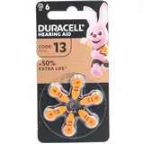 Duracell Hörgerätebatterie Typ 13 6 St.