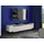 Forte Vodol TV-Lowboard 204,9 cm Schwarz Holzwerkstoff